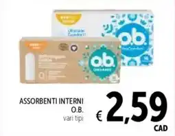 Spazio Conad Assorbenti interni O.B. offerta