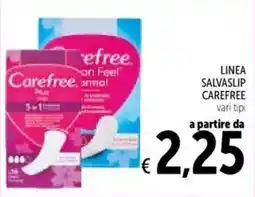 Spazio Conad Linea salvaslip CAREFREE offerta