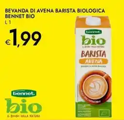 Bennet Bevanda di avena barista biologica BENNET BIO offerta