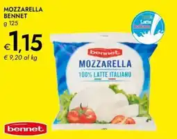 Bennet Mozzarella BENNET offerta