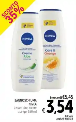 Spazio Conad Bagnoschiuma NIVEA offerta