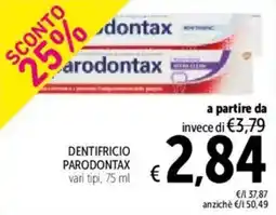 Spazio Conad Dentifricio PARODONTAX offerta