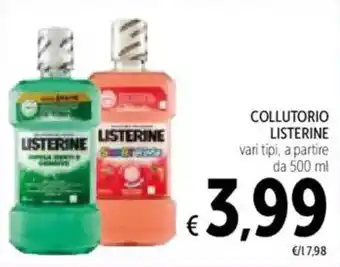 Spazio Conad Collutorio LISTERINE offerta