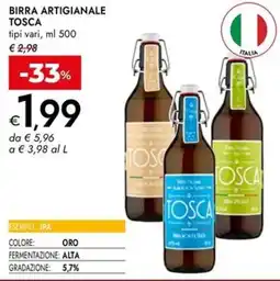 Bennet Birra artigianale TOSCA offerta