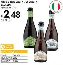 Bennet Birra artigianale nazionale baladin offerta