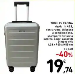 Spazio Conad Trolley cabina offerta