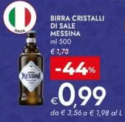 Bennet Birra cristalli di sale MESSINA offerta