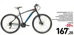 Spazio Conad Mountain bike 27,5" 21V offerta