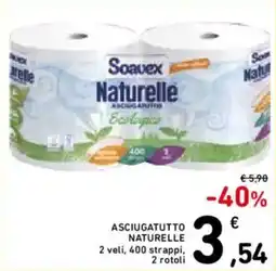 Spazio Conad Soavex asciugatutto naturelle offerta