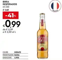 Bennet Birra DESPERADOS offerta