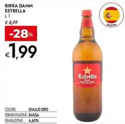 Bennet Birra damm ESTRELLA offerta