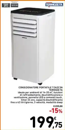 Spazio Conad CONDIZIONATORE PORTATILE TZAZC3N TERMOZETA offerta