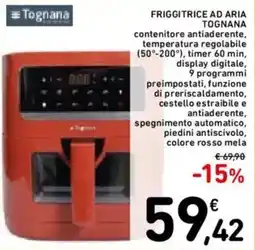 Spazio Conad Friggitrice ad aria TOGNANA offerta