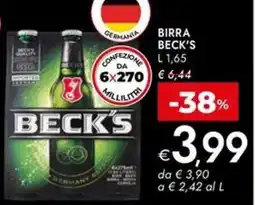 Bennet Birra BECK'S offerta