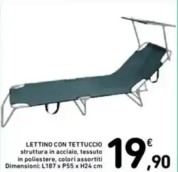 Spazio Conad Lettino con tettuccio offerta