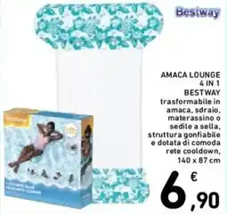 Spazio Conad Amaca lounge 4 in 1 BESTWAY offerta