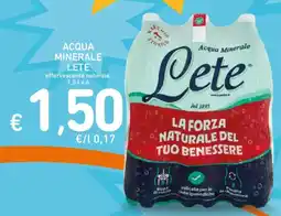 Spazio Conad Acqua minerale LETE offerta