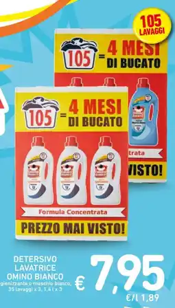 Spazio Conad Detersivo lavatrice OMINO BIANCO offerta