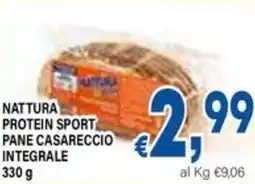 DEM Nattura protein sport pane casareccio integrale offerta