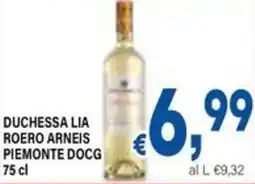DEM Duchessa lia roero arneis piemonte docg offerta