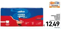 Spazio Conad Caffè crema e gusto risveglio classico LAVAZZA offerta