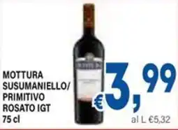 DEM Mottura susumaniello/ primitivo rosato igt offerta