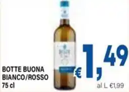 DEM Botte buona bianco/rosso offerta