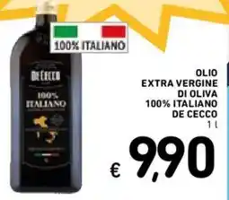 Spazio Conad Olio extra vergine di oliva 100% italiano DE CECCO offerta
