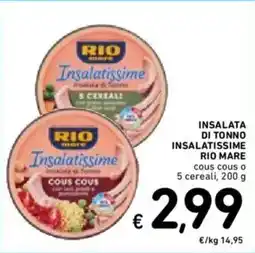 Spazio Conad Insalata di tonno insalatissime RIO MARE offerta