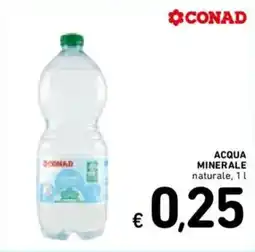 Spazio Conad Conad acqua minerale naturale offerta