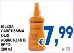 DEM Bilboa carotissima olio abbronzante spf10 offerta