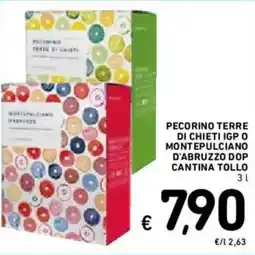 Spazio Conad Pecorino terre di chieti igp o montepulciano d'abruzzo dop CANTINA TOLLO offerta