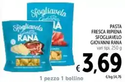 Spazio Conad Pasta fresca ripiena sfogliavelo giovanni RANA offerta