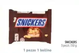 Spazio Conad Snickers 3 pezzi offerta