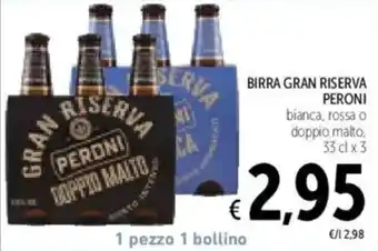 Spazio Conad Birra gran riserva PERONI offerta