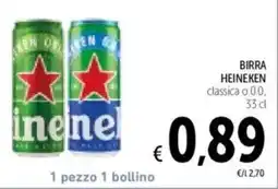 Spazio Conad Birra HEINEKEN classica offerta