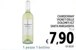 Spazio Conad Chardonnay vigneti delle dolomiti igt SANTA MARGHERITA offerta
