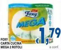 DEM Foxy carta cucina mega 2 rotoli offerta