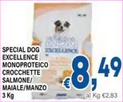 DEM Special dog excellence monoproteico crocchette salmone/ maiale/manzo offerta