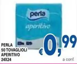 DEM Perla 50 tovaglioli aperitivo 24x24 offerta