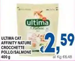DEM Ultima cat affinity nature crocchette pollo/salmone offerta