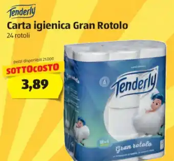 ALDI Tenderly Carta igienica Gran Rotolo offerta