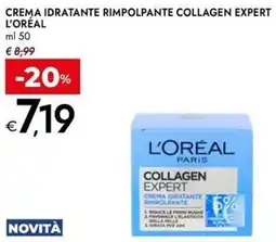 Bennet Crema idratante rimpolpante collagen expert L'ORÉAL offerta