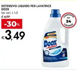 Bennet Detersivo liquido per lavatrice DEOX offerta