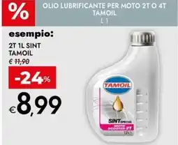 Bennet Olio lubrificante per moto 2T O 4T TAMOIL offerta