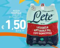 Spazio Conad Acqua minerale LETE offerta