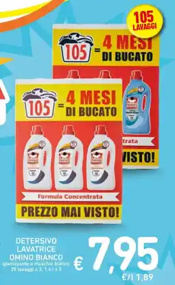 Spazio Conad DETERSIVO LAVATRICE OMINO BIANCO offerta