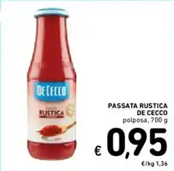 Spazio Conad Passata rustica DE CECCO offerta