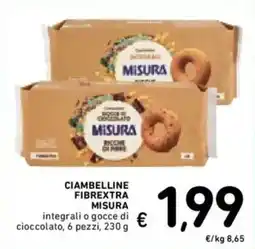 Spazio Conad Ciambelline fibrextra MISURA offerta