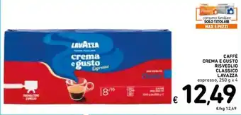 Caffè crema e gusto risveglio classico LAVAZZA